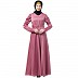 Umbrella abaya with matching belt- Puce Pink Umbrella abaya with matching belt- Puce Pink